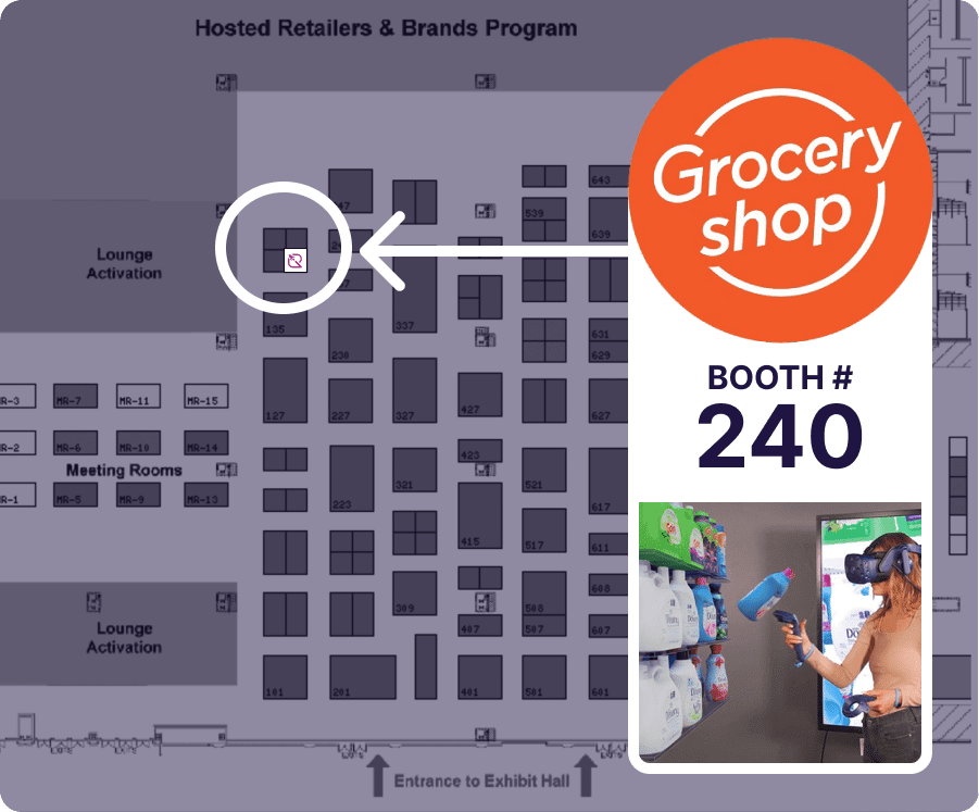 Groceryshop 2022 map ReadySet booth 240