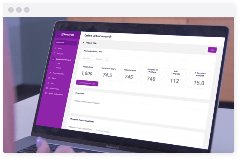 ReadySet Shopper Market Research Real-Time Dashboard